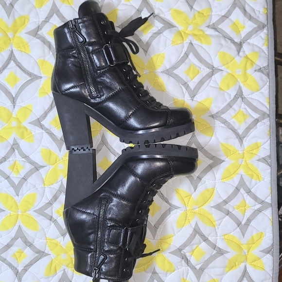COPY - PRADA Lace Up Combat Ankle Boots Size 36 - Picture 5 of 11